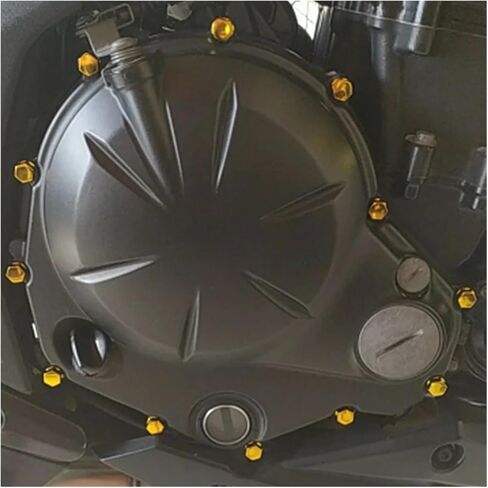 غطاء برغي زخرفي لنماذج الدراجات النارية 30 قطعة عالمي متوافق مع Z1000SX Ninja 300 400 650 1000 ZX-6R ZX-10R (أخضر) in Kuwait