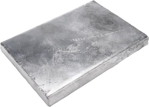 Ballast Weight Plate - 25 lb Steel Weight | 9-1/2 x 6-3/4 x 1 in Size | Natural Finish for Chassis, Racing, or Load Balance | Each in Saudi Arabia
