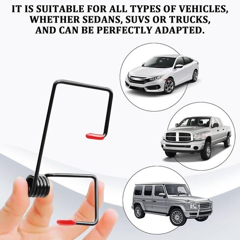 4PCS Windshield Wiper Arm Puller Pressure Spring Booster, Wiper Arm Pressure Spring Set with Silicone Wipers Pivot Guards Cap for Improved Visibility in Rain & Snow Suitable for Most Vehicles in Saudi Arabia