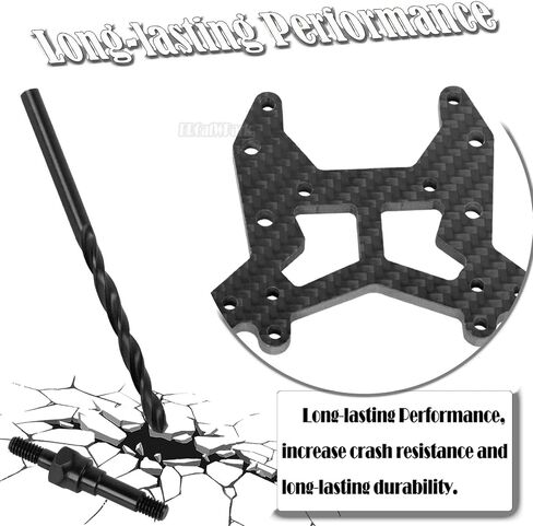 أبراج الصدمات وواقي غطاء الصدمات وجزء ترقيات الصدمات لـ 1/8 Kraton Notorious Outcast 6S BLX، RC أبراج الصدمات من ألياف الكربون، غطاء الصدمات من سبائك الألومنيوم، أخضر in Kuwait