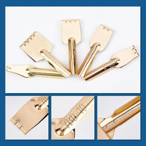 GORGECRAFT 5Pcs Brass Nibs Parallel Pen Tip Set 9/10/11/13/16mm Wide Comic Dip Pen Nibs Kit Artistic Font Writing School Art Supplies for Manga Calligraphy Pen-and-Ink Drawing Stationery Accessories in Saudi Arabia