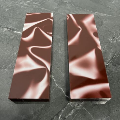 2 Pack Tool Knife & Gun Handle DIY Handmade Decoration Sculpting Acrylic Resin Sheet（Redwhite） in Kuwait