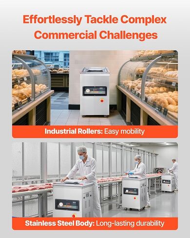 VEVOR Impulse Sealer 12 بوصة، آلة ختم الحرارة اليدوية مع وضع تسخين قابل للتعديل، سدادات أكياس تغليف قابلة للانكماش للأكياس البلاستيكية مايلر PE PP، آلة ختم أكياس بولي محمولة مع مجموعة استبدال إضافية in Kuwait