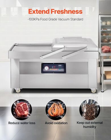 VEVOR Impulse Sealer 12 inch, Manual Heat Seal Machine with Adjustable Heating Mode, Iron Shrink Wrap Bag Sealers for Plastic Mylar PE PP Bags, Portable Poly Bag Sealing Machine with Extra Replace Kit in Saudi Arabia