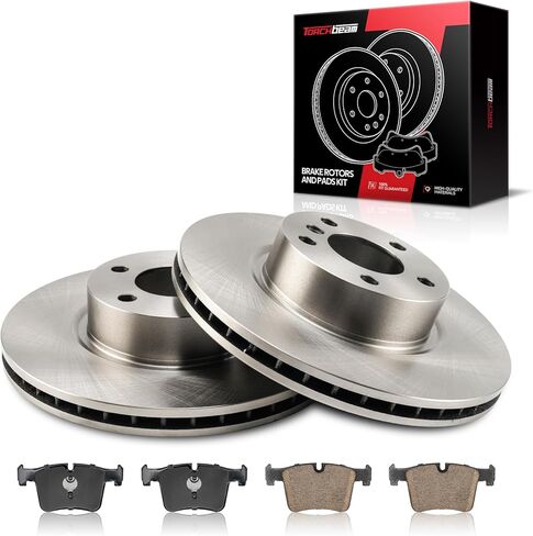 Torchbeam 12.9" Front Brakes and Rotors Kit Brake Kit Compatible with BMW 2011-2017 X3, BMW 2016-2018 X4 2.0T, BMW 2015 X4, BMW 2016 X4 3.0T, 34488 D1561 in Saudi Arabia