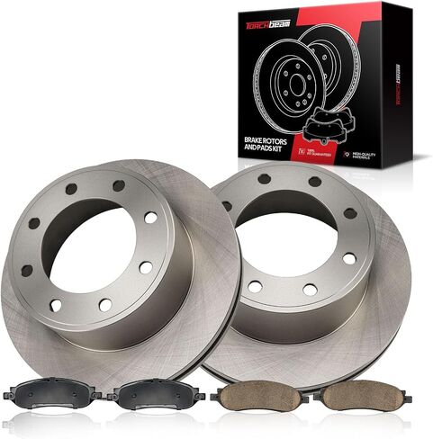 Torchbeam 13.38" Rear Brakes and Rotors Kit Brake Kit Compatible with Ford 2005-2007 F-250 Super Duty 6.0T, Ford 2005-2007 F-350 Super Duty 6.0T, Ford 2005-2007 F-250 Super Duty 5.4L, 54141 D1068 in Saudi Arabia