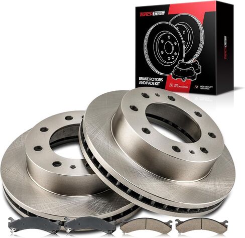 Torchbeam 12.78" Front Brakes and Rotors Kit Brake Kit Compatible with Chevrolet 2001-2010 Silverado 2500 HD, 2003-2012 2017-2020 Express 3500, GMC 2001-2006 2008-2010 Sierra 2500 HD, 55072 D784 in Saudi Arabia