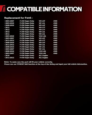 Torchbeam 13.65" Front Brakes and Rotors Kit Brake Kit for 2005-2007 F-250 Super Duty 6.0T, 2005-2007 F-350 Super Duty 6.0T, 2005-2010 F-250 Super Duty 5.4L,2011-2012 F-250 Super Duty 6.7T,54124 D1069 in Saudi Arabia