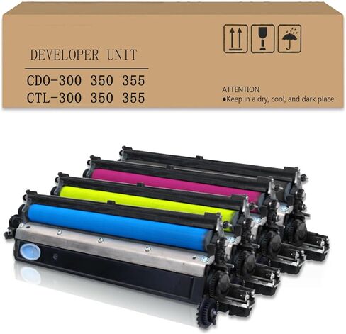 وحدة المطور متوافقة مع طابعة Pantum CP2510 CDO-300 350 355 CTL-300 350 355، مجموعة المطورين 4 Pack-KCMY in Kuwait