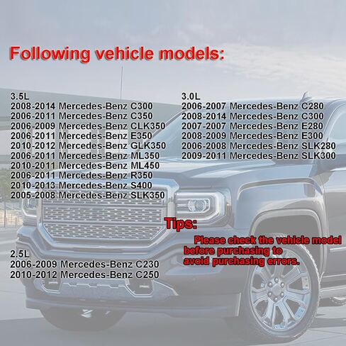 مشعب السحب متوافق مع مرسيدس C230 C300 C350 E280 E350 GLK350 ML350 ML450 S400 SLK300 R350 V6 272 المحرك 2006-2013 استبدال 2721402401 2721402201 in Kuwait