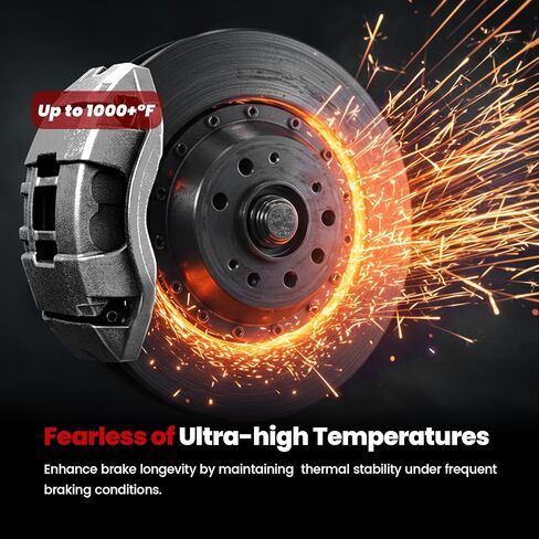 Motorevo Rear Brake Caliper With Bracket Compatible With 2001-2007 Toyota Sequoia, Rear Driver & Passenger Side, 19-B2737 19-B2736, Check "SIZE COLOR" for Other TOYOTA Models in Kuwait