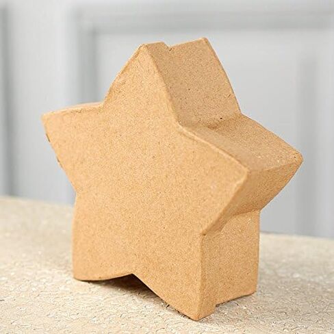 12 Paper Mache Star Boxes – 4" Premade Mini Star Favor Gift Boxes with Lids in Saudi Arabia