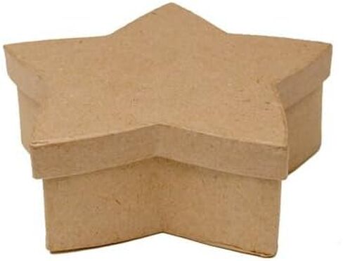 12 Paper Mache Star Boxes – 4" Premade Mini Star Favor Gift Boxes with Lids in Saudi Arabia