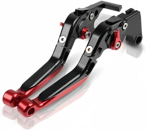 Motorcycle Brake Clutch Lever for D/ 125 200 250 390 CNC Aluminum Extendable Adjustable Levers Accessories Orange in Saudi Arabia