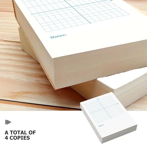 AUTSUPPL 4Pcs Xy Coordinate Graph Paper Notebooks Spiral Notepad for Math Exercises with Graphing Sheets and Math Drawing Papers for Students and Teachers in Saudi Arabia