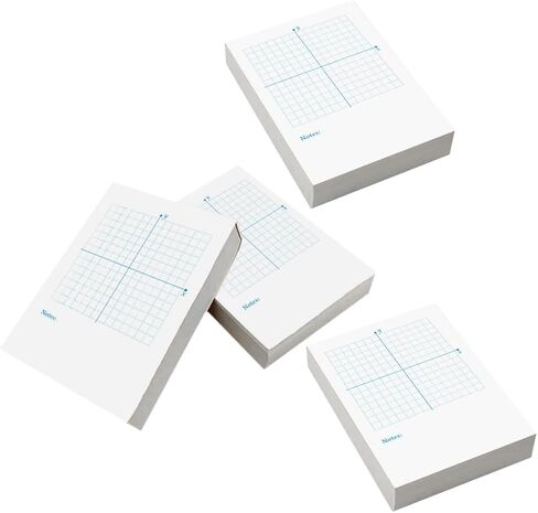 COHEALI Math Notepads with Paper Dual-sided Xy Coordinate Sheets for Precise Graphing and Drawing Ink-resistant Paper Compact for School Supplies and Teacher Use in Saudi Arabia