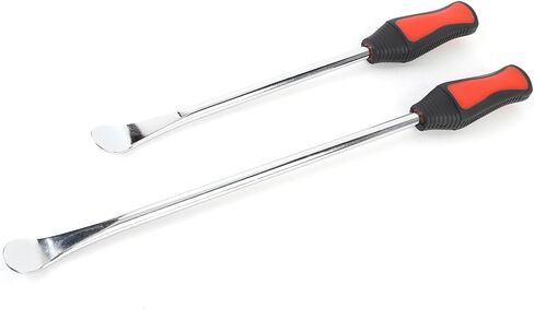 Tire Spoons Tire Levers Tire Changing Lever Premium Carbon Steel Ergonomic Handle Motorcycle Tire Spoons for Dirt Bike Off Road Vehicles 2 Pack 11.81in 14.57in in Saudi Arabia