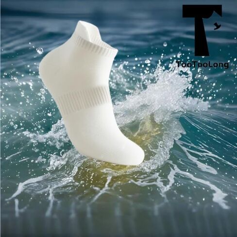 6 Pairs Athletic Ankle Socks for Men Women, Rose Scented95.2% Cotton, Multi-Color Pack, Moisture Wicking, Seamless Toe in Saudi Arabia