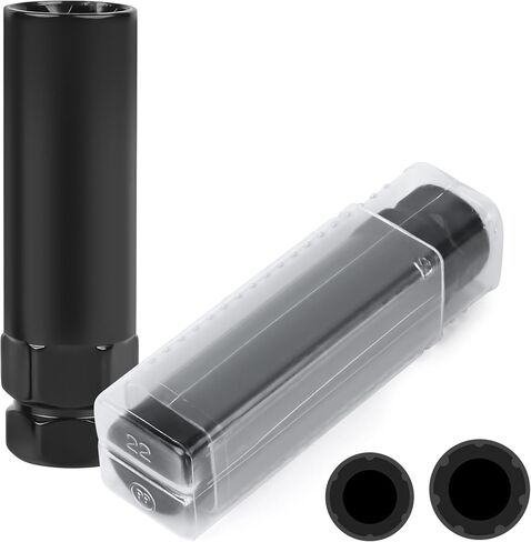 2-Piece 6 & 7 Spline Lug Nut Socket Set - Locking Lug Nut Removal Tool for Aftermarket Spline Drive | Easy Install/Removal of Wheel Locks, Universal for Car/Truck Wheel Maintenance in Saudi Arabia