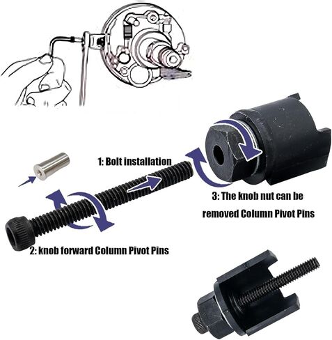Upgraded W80652 Steering Wheel Puller fit for Ford Cars and Trucks in 1969 and GM, Chrysler Cars and Trucks (1pc) in Saudi Arabia