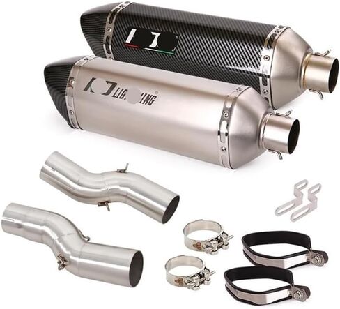 ماسورة عادم الدراجة النارية ، لـ Hayabusa GSXR1300 2021-2023 عادم يسار يمين أنبوب عادم متوسط ​​الوصلة ، E in Kuwait