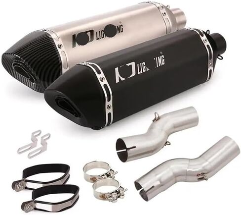 ماسورة عادم الدراجة النارية ، لـ Hayabusa GSXR1300 2021-2023 عادم يسار يمين أنبوب عادم متوسط ​​الوصلة ، E in Kuwait