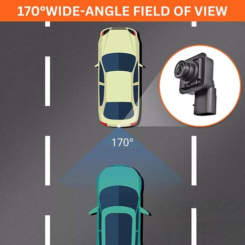 Automotive Rear View Backup Camera Parking Assist Reverse Camera Compatible with 2016-2019 Ford Explorer Replace GB5Z-19G490-A GB5Z-19G490-C GB5Z19G490A GB5Z19G490C in Saudi Arabia