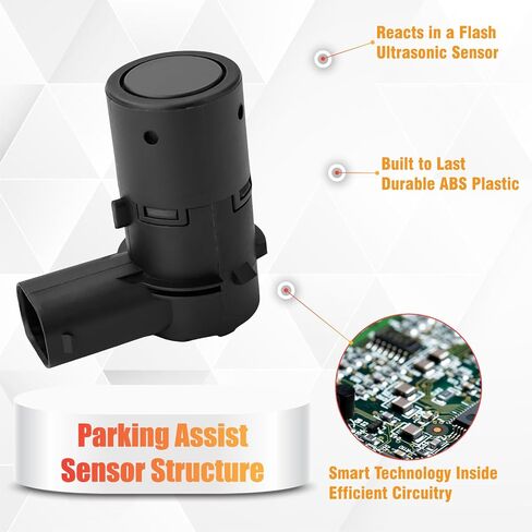 66206989105 Reverse Backup Parking Assist Sensor Compatible with 525i 530i M5 Z4 550i M6 525xi 528i 530xi 535i 540i 545i 645Ci 650i 528xi 535xi Cooper in Saudi Arabia