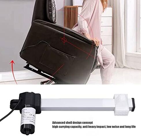 Power Recliner Chair Motor, DC 29V Recliner Motor Actuator Replacement Kit with 1000N Large Thrust 230Mm Adjustable Sofa Chairs Motor for Electric Bed, Electric Sofa in Saudi Arabia