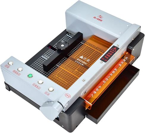 Professional Heavy-Duty Electric Paper Cutter & Guillotine-300mm Cutting Width,40mm Thickness Capacity,Powerful Motor with Red Laser Guide & Double Safety for Cutting of Paper,Leather,Plastic in Saudi Arabia