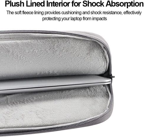 15.6In Laptop Case Sleeve, Protective Cover Bag with Accessories Pocket for 15-16In HP Asus Dell Lenovo Notebook in Saudi Arabia