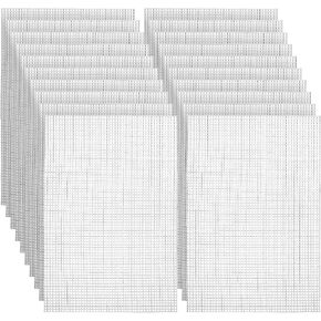20 Pieces 7 Count Plastic Mesh Canvas Sheets, 8 x 12 Inch Plastic Canvas, Acrylic Yarn Crafting, Knit Crochet Projects and Make Dividers in Saudi Arabia