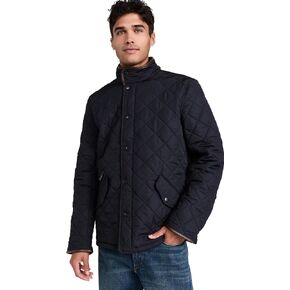Barbour Mens Powell Quilted Jacket, L Navy in Kuwait