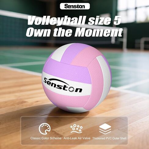 Senston Soft Volleyball Official Size 5 - Beach Volleyball for Indoor/Outdoor Play/Entertainment in Saudi Arabia