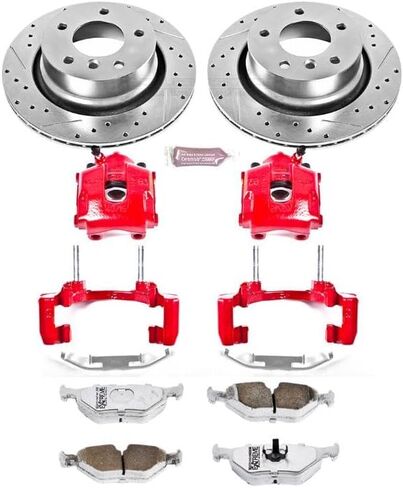 Power Stop KC962-26 Rear Z26 Street Warrior Brake Kit BMW For BMW Z4 2003-2008 [Model Specific] in Saudi Arabia