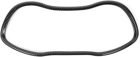 Cnthan7 لوحة القيادة أداة غطاء شريط الكسوة الملحقات الداخلية ل دودج تشالينجر 2015 2016 2017 2018 2019 ألياف الكربون in Kuwait