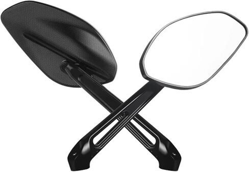 Aluminum Alloy Motorcycle Rear Mirror 8/10mm Universal Side Mirror Compatible with MT07 09 XSR700 in Saudi Arabia