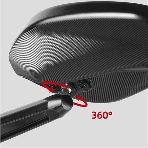 Aluminum Alloy Motorcycle Rear Mirror 8/10mm Universal Side Mirror Compatible with MT07 09 XSR700 in Saudi Arabia