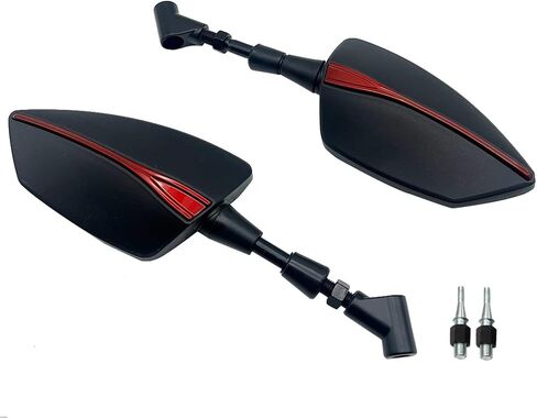 Adjustabale Rearview Rear View Mirrors Side Mirror Compatible with VStrom DL650 V-Strom DL1000 V Strom DL 650 1000 1050 XT DL1050 DE(No Logo Blue) in Saudi Arabia