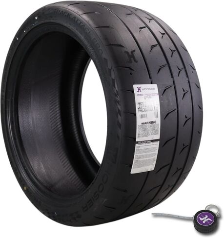 Hoosier TrackAttack Pro Racing Tire 315/30ZR19 104Y XL - High Performance Car Tire Engineered for Track and Street Racing with Hoosier Keychain Made in the USA in Saudi Arabia