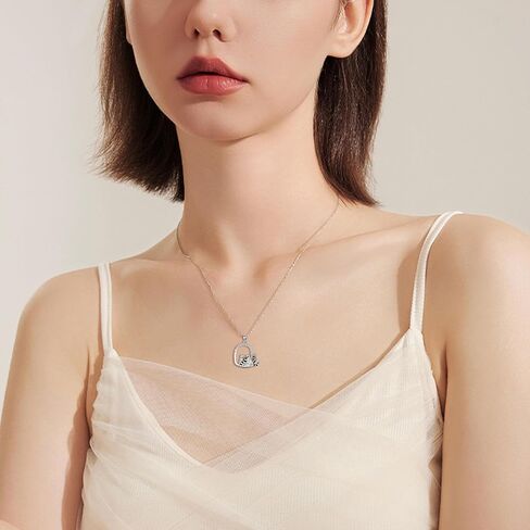 YAFEINI Animal Lovers Gifts Necklace Sterling Silver Cow/Capybara/Llama/Owl/Highland Cow Necklace Animal Jewelry Christmas Gifts for Women Girls in Kuwait