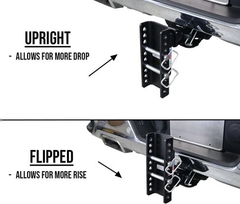 Shocker XR Series Adjustable Hitch Deluxe Farm Mount Towing Kit - Fits 2" Hitch 8 Hole - Has Chrome 2 & 2-5/16" Balls, Pintle, Drawbar & Clevis in Saudi Arabia