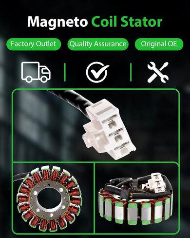 SCITOO 12 V Magneto Coil Stator+Voltage Rectifier 2001-2004 for Suzuki GSXR1000 2001-2005 for Suzuki GSXR600 2001 2003 for Suzuki GSXR600Z 2000-2005 for Suzuki GSXR750 31401-35F10 32800-33E00 in Saudi Arabia
