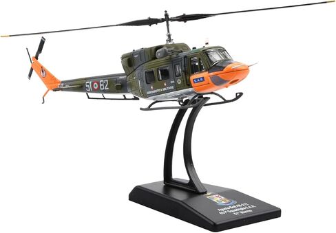 ZEZEFUFU 1:100 Alloy Italian Navy AB 212 Helicopter Model Aviation Science Model in Saudi Arabia