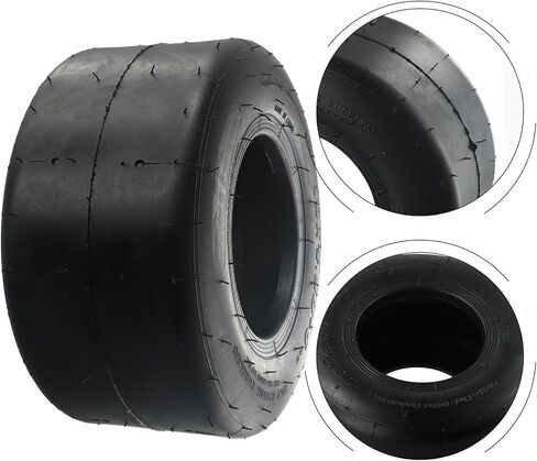 Long-Lasting Wearproof Tubeless Tires for Go Kart - 10x4 505 11x7 105 (11x7.10-5) (10x4.505) in Saudi Arabia
