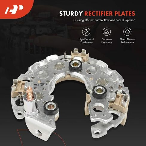 مقوم المولد A-Premium متوافق مع Honda CR-V 2007-2011، Civic 2006-2011، Accord 2003-2007، Element 2003-2011 & Acura TSX 2004-2008، CSX 2006-2008، 2.0L 2.4L، 6-50A Avalanche الثنائيات in Kuwait