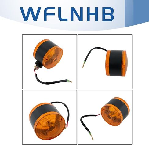 WFLNHB العنبر بدوره مصباح إشارة TC222-33610 TC422-33610 لاستبدال كوبوتا L2501D L2501F L2800F L3200F L3800F مصباح تحذير المخاطر in Kuwait