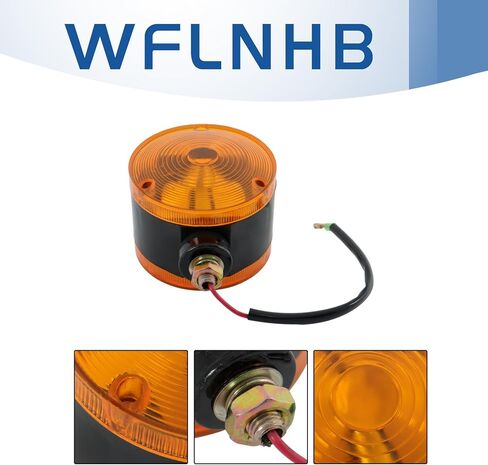 WFLNHB العنبر بدوره مصباح إشارة TC222-33610 TC422-33610 لاستبدال كوبوتا L2501D L2501F L2800F L3200F L3800F مصباح تحذير المخاطر in Kuwait