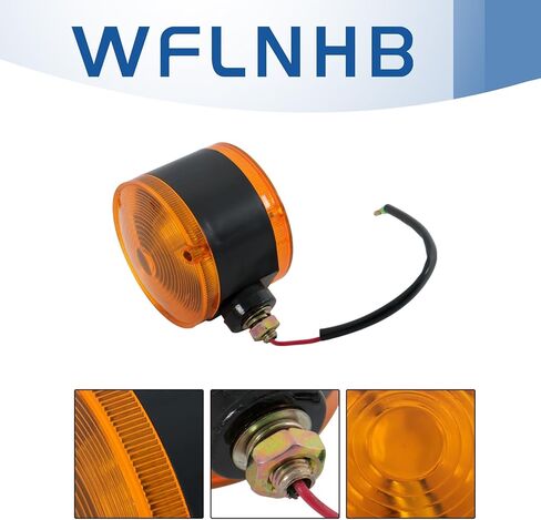 WFLNHB العنبر بدوره مصباح إشارة TC222-33610 TC422-33610 لاستبدال كوبوتا L2501D L2501F L2800F L3200F L3800F مصباح تحذير المخاطر in Kuwait