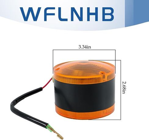 WFLNHB العنبر بدوره مصباح إشارة TC222-33610 TC422-33610 لاستبدال كوبوتا L2501D L2501F L2800F L3200F L3800F مصباح تحذير المخاطر in Kuwait